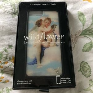 Wildflower phone case(iPhone plus case 6+\7+/8+)